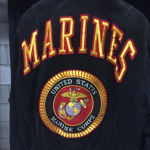 Marine Corps leather jacket